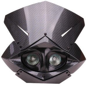 Koplampunit SuperMotard Carbon Halogeen