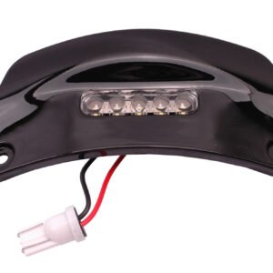 Kentekenplaatverlichting LED Glans Zwart | Vespa Sprint