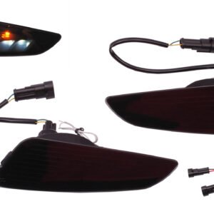 RAW-set Voor LED + DRL Smoke | Vespa Primavera / Sprint