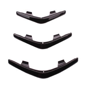 Sierstripset Voorscherm Glans Zwart | Vespa Primavera / Sprint