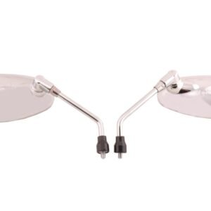 Spiegelset M10 Chroom Ovaal