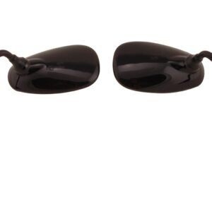 Spiegelset Retro Zwart Ovaal M10