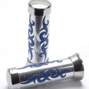 HANDVATEN IMI TRIBAL CHROOM - BLAUW