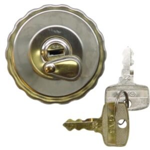 TANKDOP TOMOS MET SLOT 30 MM CHROOM