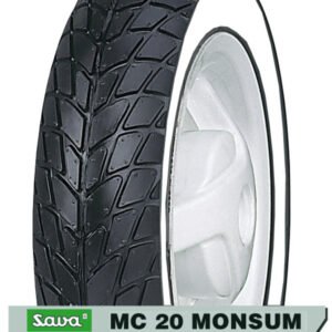 Buitenband 120/70-12 Mitas MC20 White wall