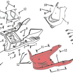 Onderscherm achter Sym Orbit-II