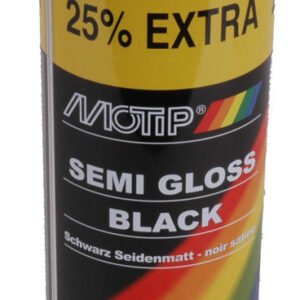 Spuitlak Motip Zijdeglans Zwart (500ml)