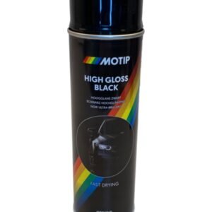 Spuitlak Motip Glans Zwart (500ml)