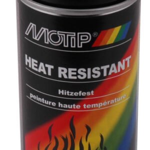 Spuitlak Motip Zwart Hittebestendig (400ml)