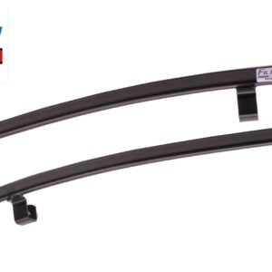 Achtervalbeugelset FA Italia Mat Zwart Ovaal | Vespa Primavera / Sprint