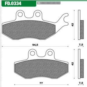Remblokset Newfren FD0334
