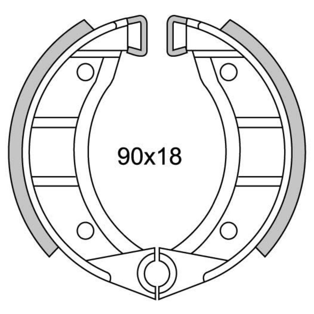 Remsegmentset Newfren GF0151
