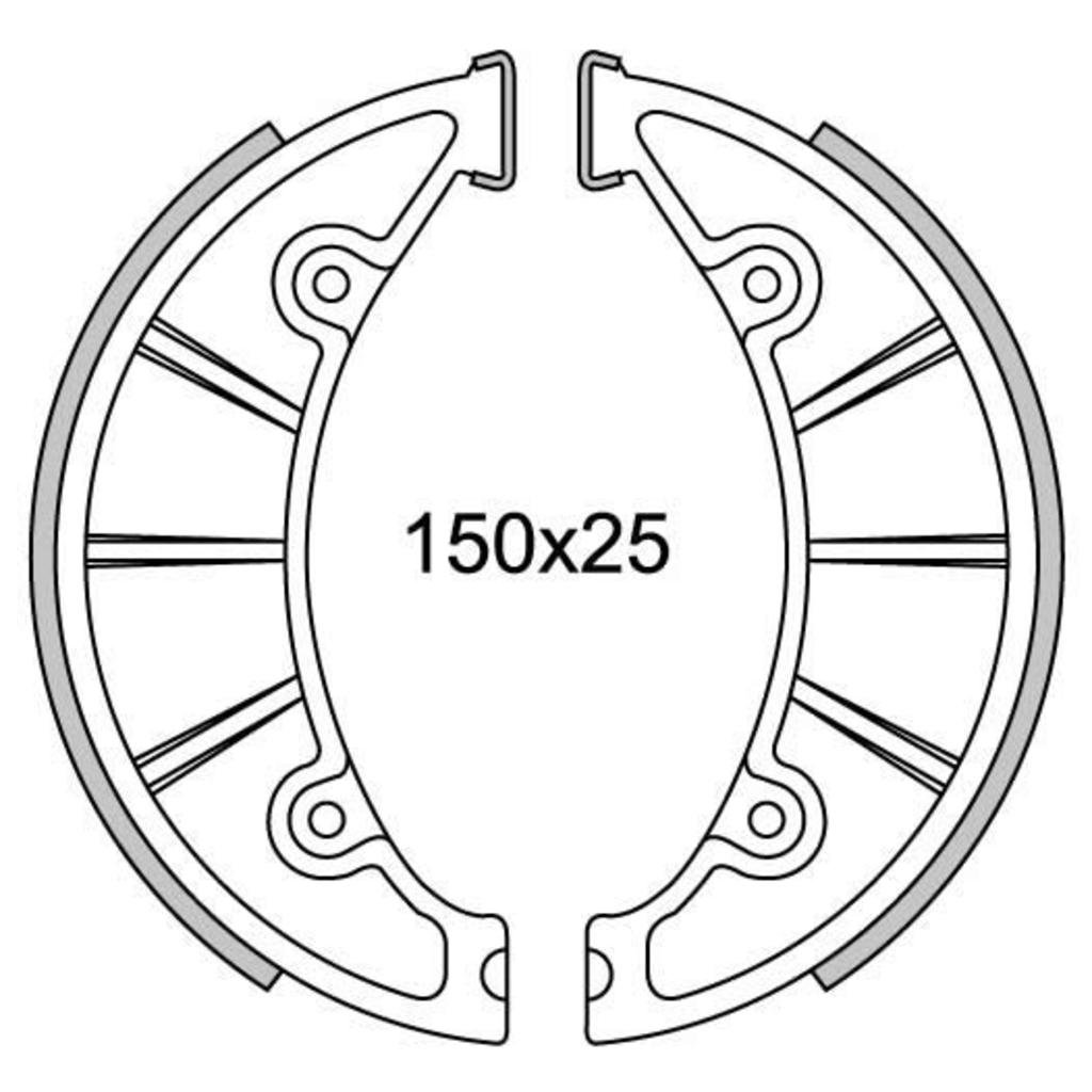 Remsegmentset Newfren GF1084
