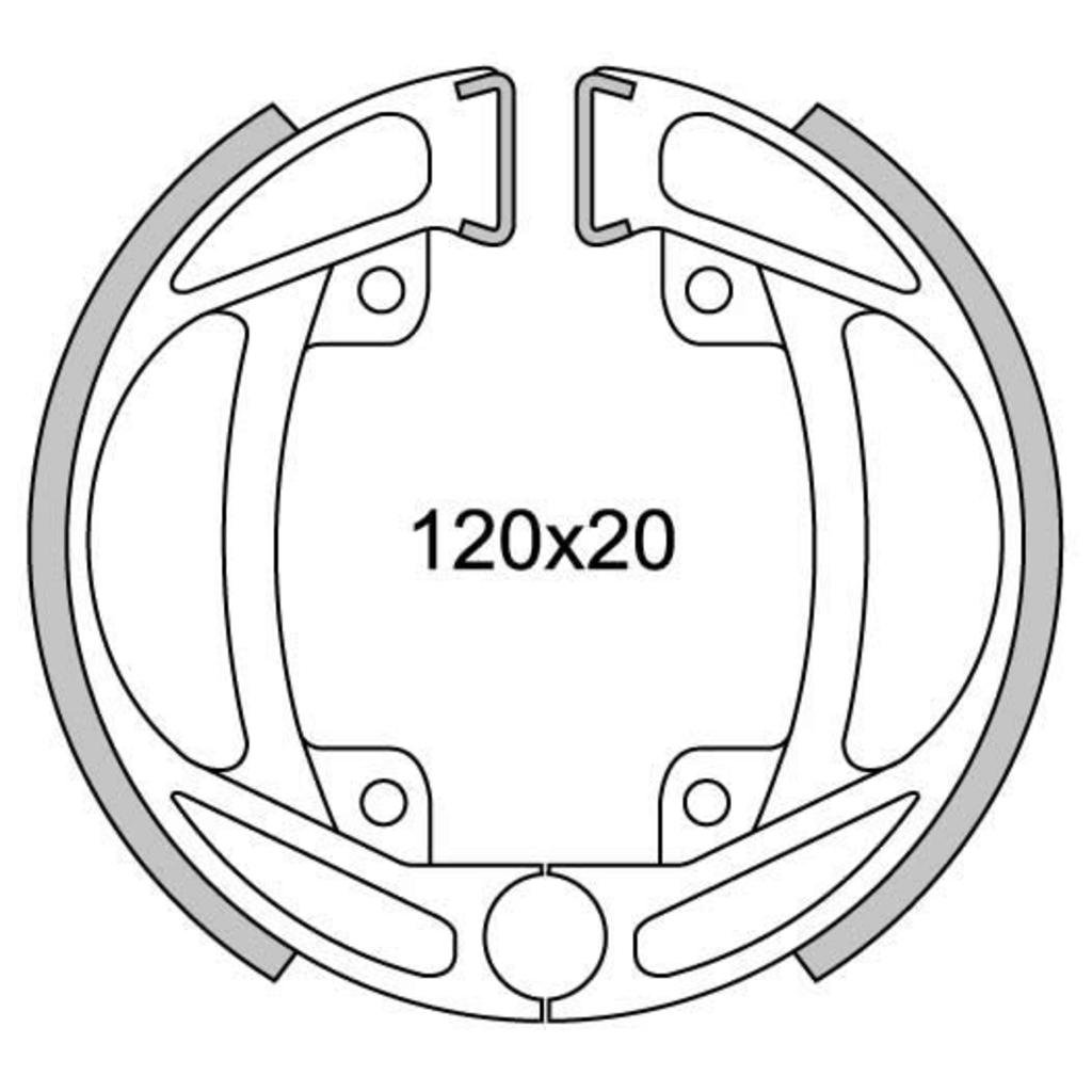 Remsegmentset Newfren GF1125