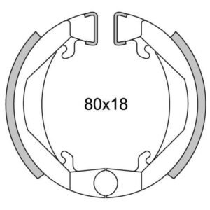 Remsegmentset Newfren GF1143