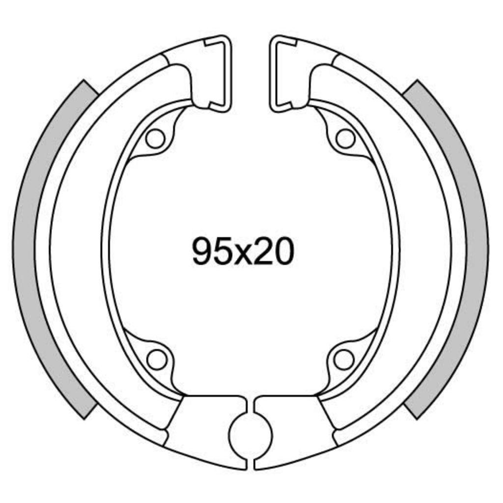 Remsegmentset Newfren GF1198