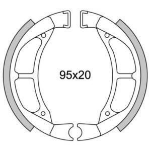 Remsegmentset Newfren GF1217