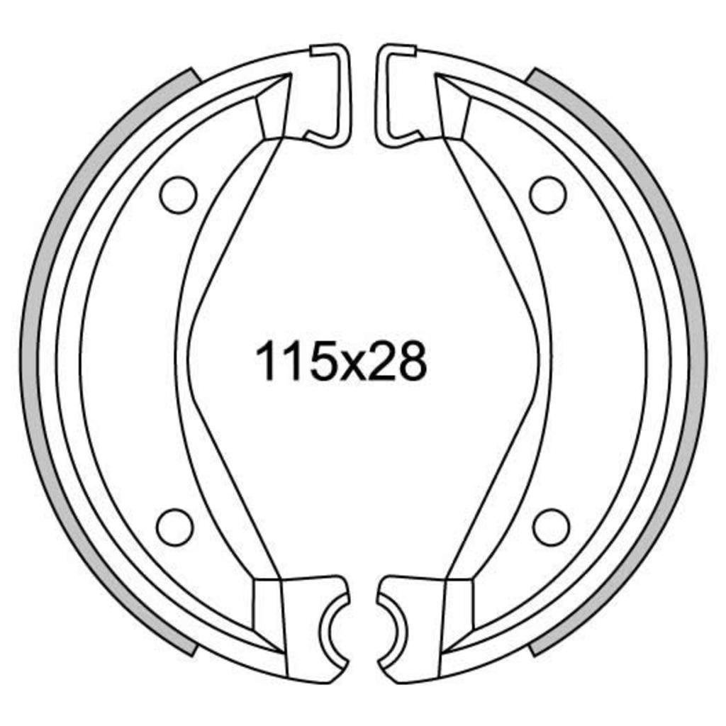 Remsegmentset Newfren GF1295