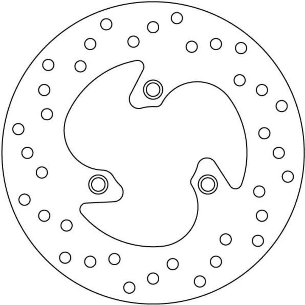 Remschijf Newfren DF4001A | Aprilia / Peugeot (voor / achter)
