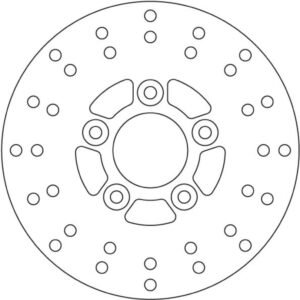 Remschijf Newfren DF4009A | Malaguti / Peugeot (voor)