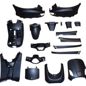 Kappenset 18-delig Mat Zwart | China S