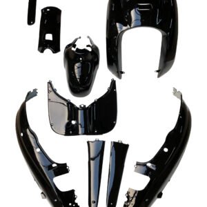 Kappenset 9-delig Glans Zwart | China Retro