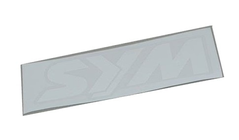 STICKER OEM | SYM WOORD WIT 100X30MM
