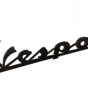Embleem OEM “Vespa” Groot 150mm Zwart | Vespa Primavera / Sprint