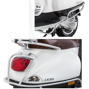 Achtervalbeugelset OEM Chroom | Vespa LX / LXV