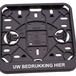 Kentekenplaathouder bedrukt met Reclame 14x12cm