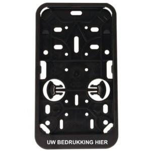 Kentekenplaathouder bedrukt met Reclame 10x17cm