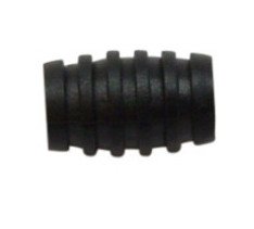 Schakelpedaalrubber Zwart 28x13mm Rond
